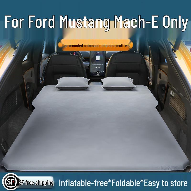 Ford Mustang Inflatable Car Mattress: Automatic Rear Seat Sleeping Pad for Trunk