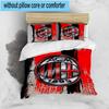 3PCS Ac Football Club 3pcs Bedding,Including 3PCS Duvet Cover And 2pcs Pillowcases Perfect for Christmas,Ideal for Bedroom, Dormitory