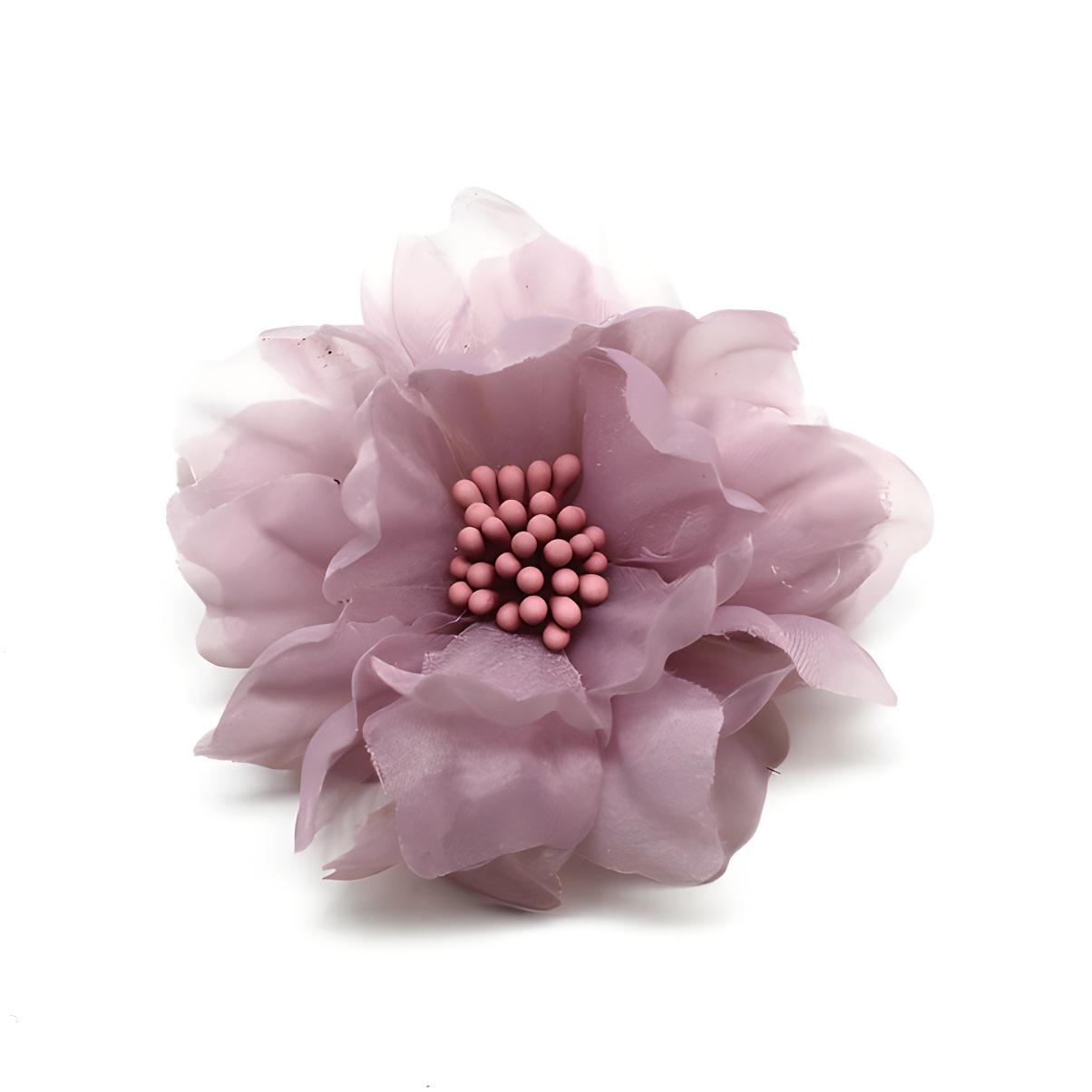 

Маленькая свежая брошь-цветок из ткани ручной работы, женственная брошь из шелковой пряжи, корсаж, ниша, высококачественный дизайн, булавка с ювелирными изделиями