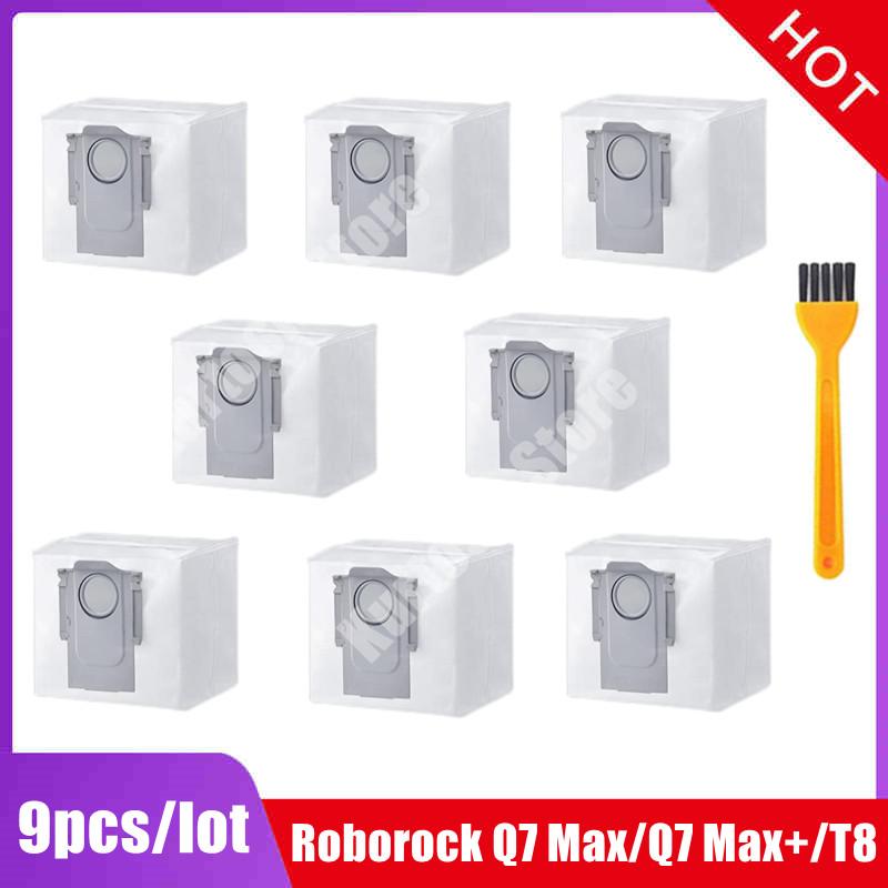 Dust Bag Accessories For XiaoMi Roborock S7 MaxV Ultra / Q5+ / Q7+ / Q7 Max+ / T8 Robot Vacuum Cleaner Dust Bin Spare Parts