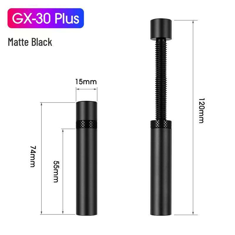 Aluminum Graphics Card Stand with Magnetic Base, ITX-Compatible, Anti-Bending Support.