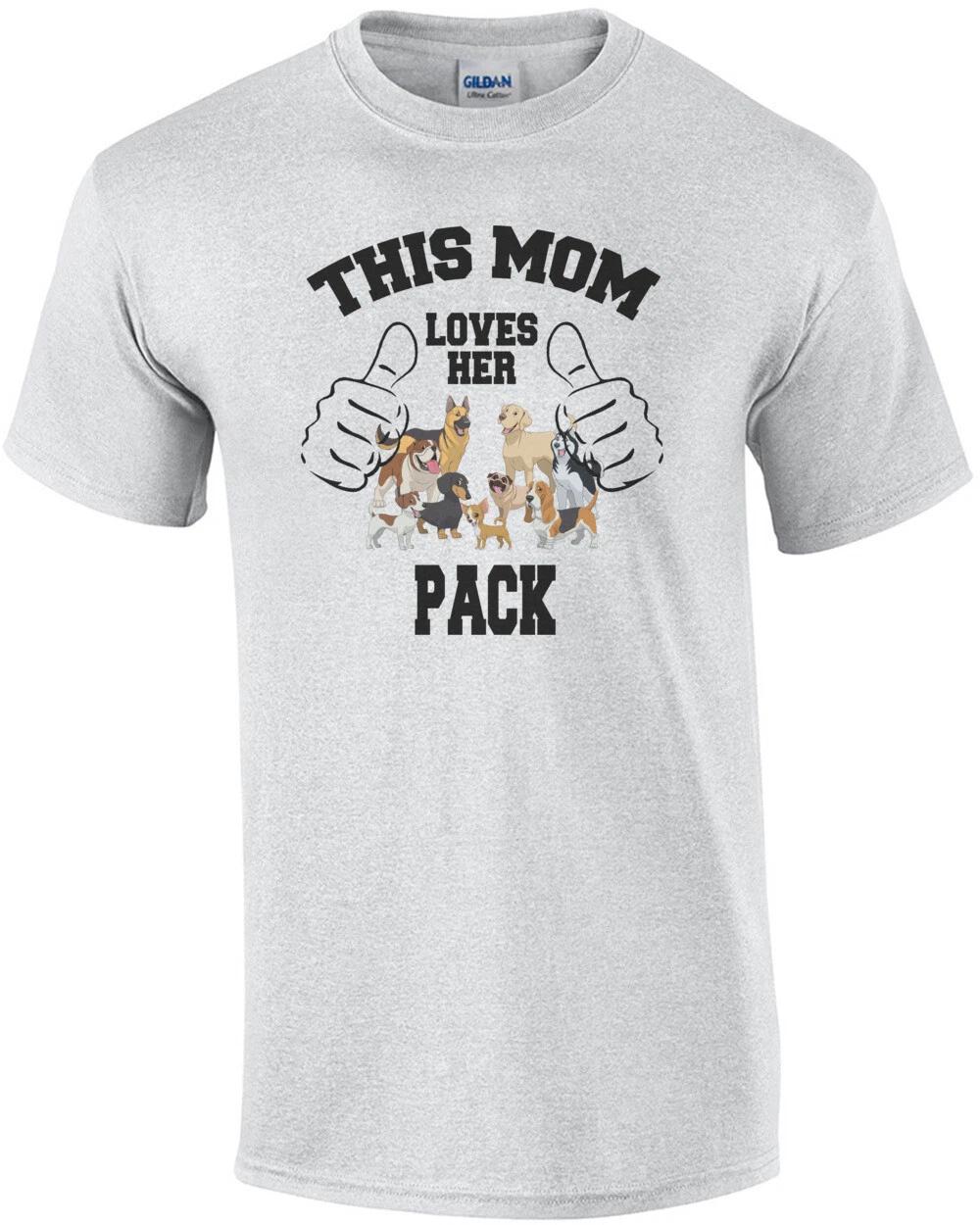This Mom Loves Her Pack T-Shirt 2XL
