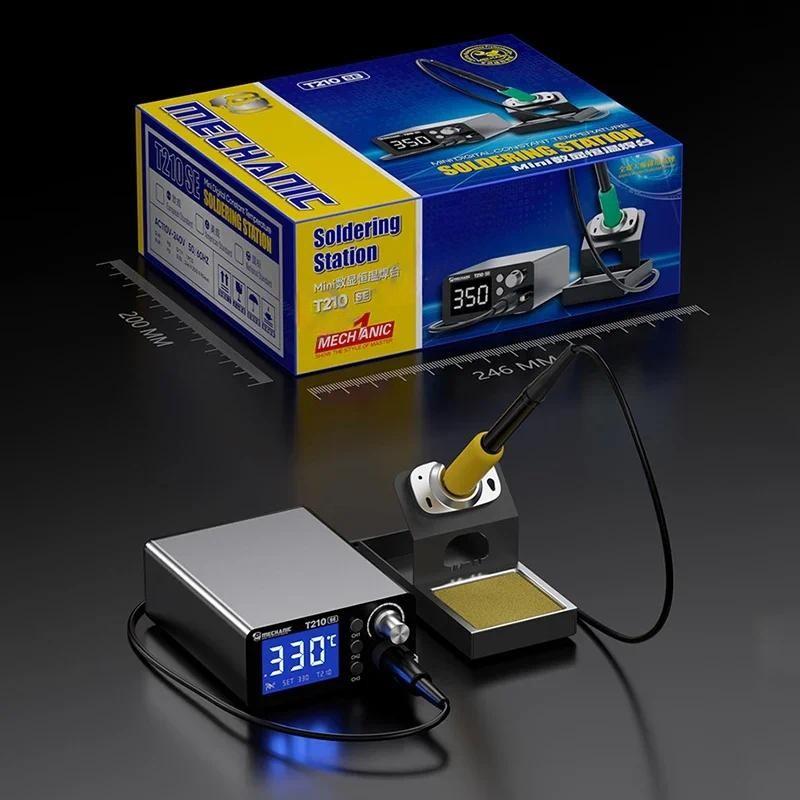 T210 SE Digital Display Thermostatic Soldering Station High Power Quick Heating Micro Electronic Repair Welding Tools