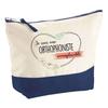 Makeup Bag - PLANETEE - Irreplaceable Speech Therapist - Large Size - Cotton - HD Printing France