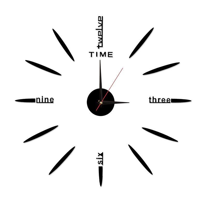 

Креативные Простые Бесшумные Настенные Часы Сделай Сам Гостиная Кабинет Декоративные Часы Акриловые Цифровые Наклейки на Стену Часы small 40cm