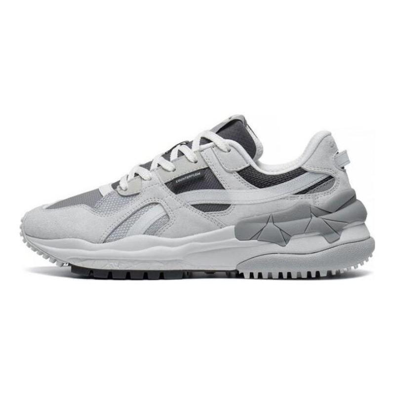Li-Ning Counterflow Origin Womens Low Top Casual Shoes Gray Black AGCT172-3 39