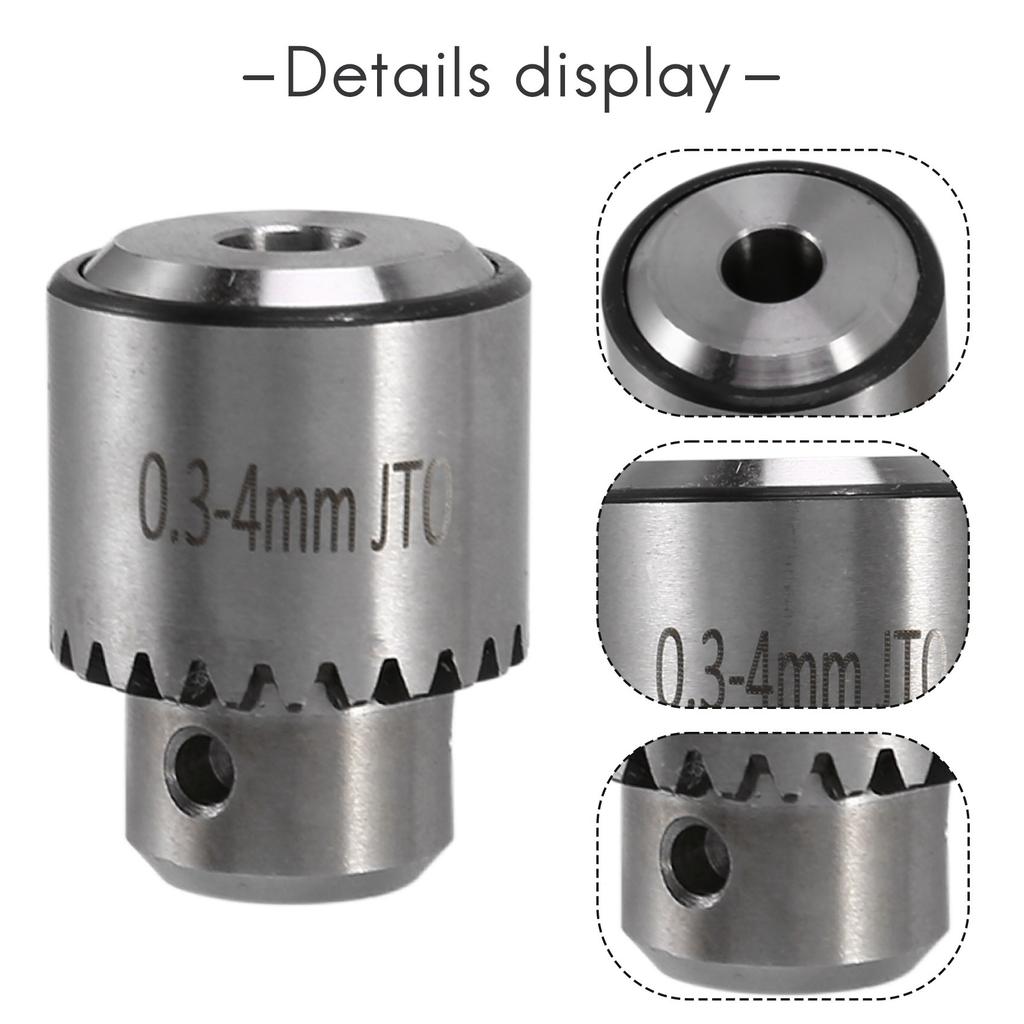 A34R Hot Electric Drill Grinding Mini Drill Chuck Key Keyless Drill Chucks 0.3-4Mm Capacity Range W/ 3.17Mm Shaft Connecting Rod