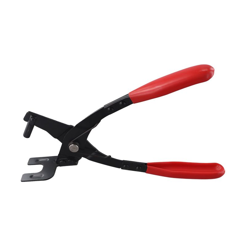 Hanger Removal Tool Rubber Bracket Pliers 0.8-Inch Head Width 11.6-Inch Length 25-Degree Offset Design Automotive Repair