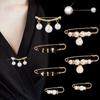 Ainameisi - Women's Metal Leak Proof Brooch Korean Fashion 8-Piece Set Flip Clothing Corset Brooch DIY Accessories