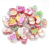10pcs Christmas Series Acrylic Beads Santa Bell Christmas Socks Loose Beads For DIY Handmade Charm Bracelet Earring Jewelry Gift