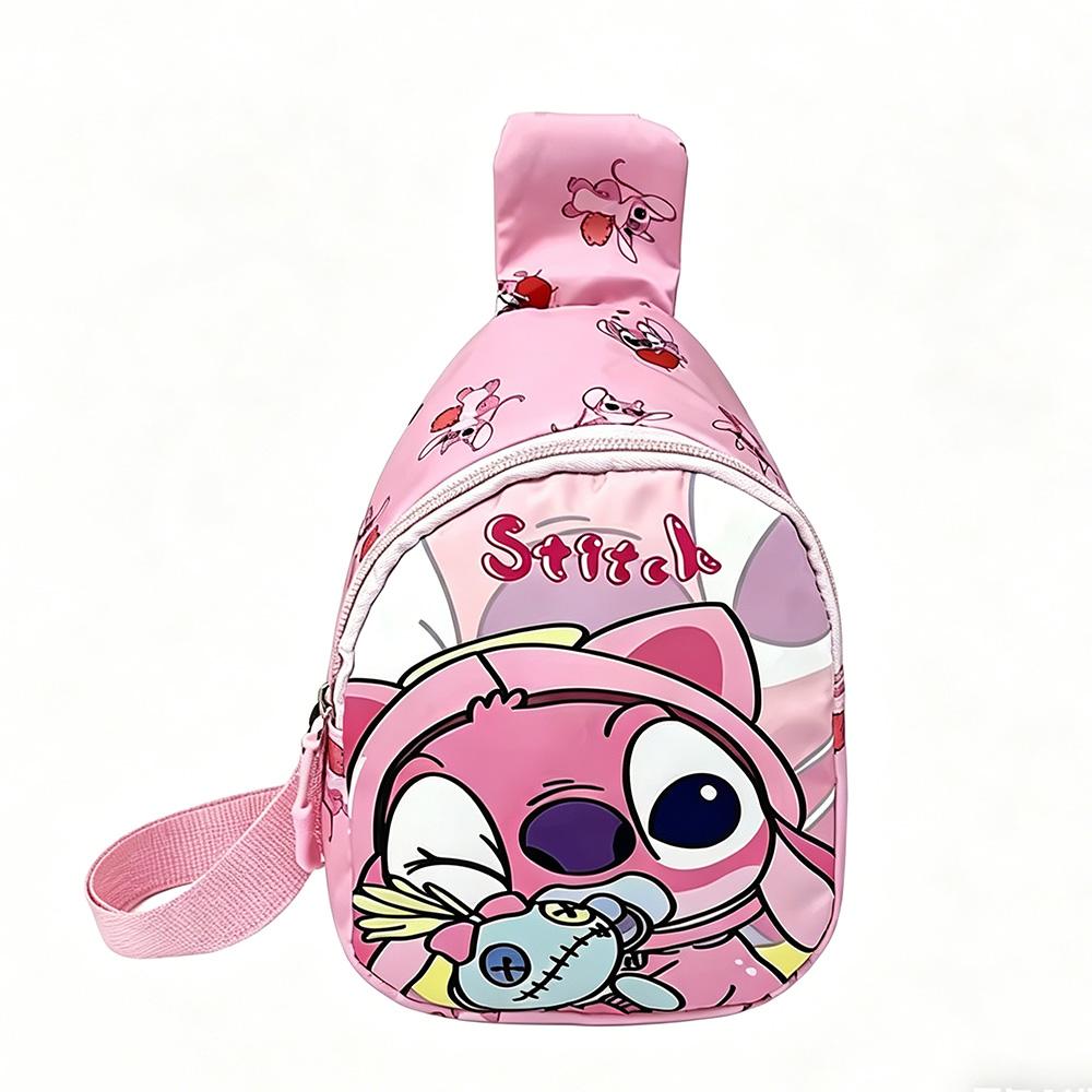 Angel Anime Cartoon Crossbody Bag Fashionable Casual Mini Chest Sling Coin Purse Creative Gift