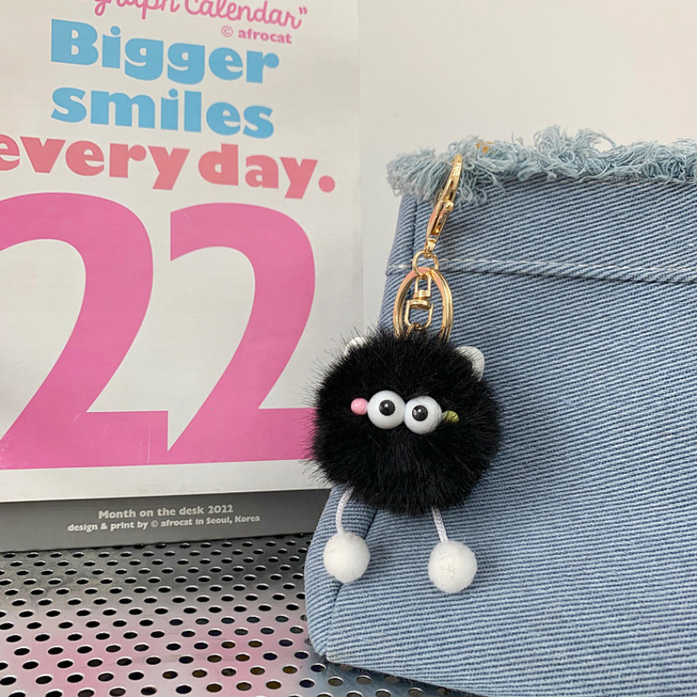 Multicolor Sheep Keychain Ring Plush Alpaca Dolls Key Chain Charm Cute Ring On Bag Car Key Pendant Women Jewelry Accessories