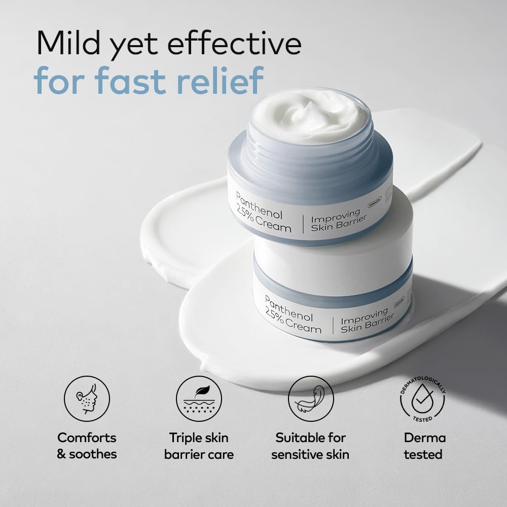 The Face Shop Alltimate Panthenol 2.5% Cream, 50ml | Skin Barrier Strengthening & Soothing Hydration | Moisturizing Cream for All Skin Types | Kor