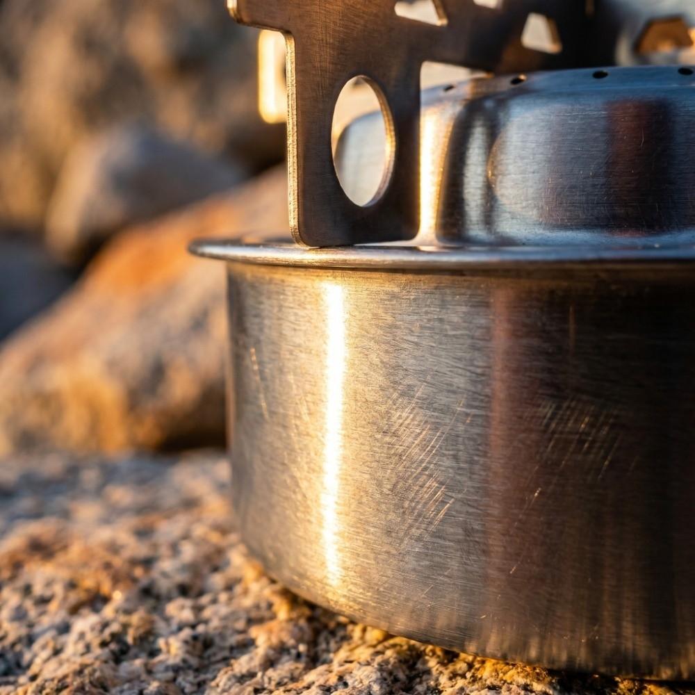 Ultralight Alcohol Stove With Support Stand Camping Stove Durable Spirit Burner Stove  Hiking