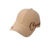 2026 New Korean Style Letter Baseball Cap for Women Solid Black Hard Top Fashion Sun Hat Large Head Circumference Visor Caps