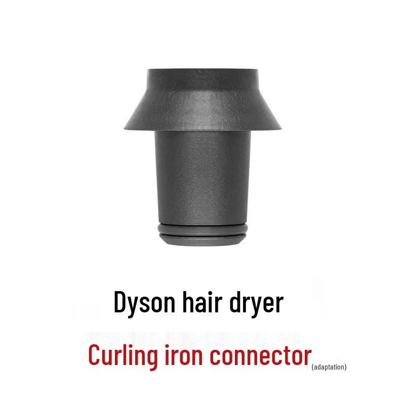 Dyson Curling Iron Accessories: Curling Tube, Wind Nozzle, Pre-Styling Diffuser, Comb, & Styling Tool.