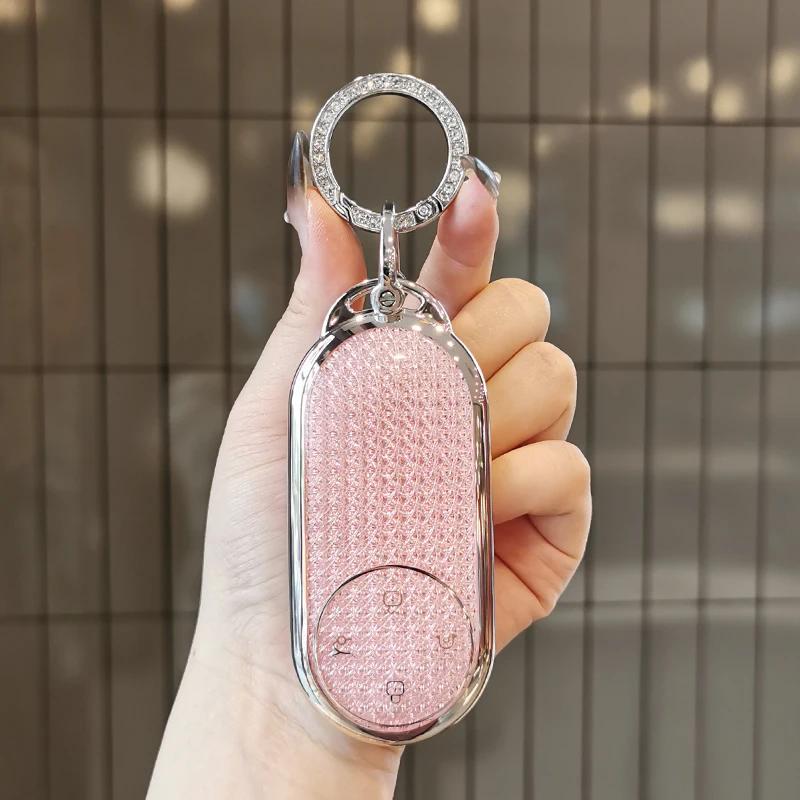 Keycase For Huawei Aito M7 M9 M5Ev Keycover Key Shell Keychain New Card Protection Case Car Bag Buckle