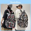 Fashionable Letter Tree Graffiti Large Capacity Student Backpack For Daily