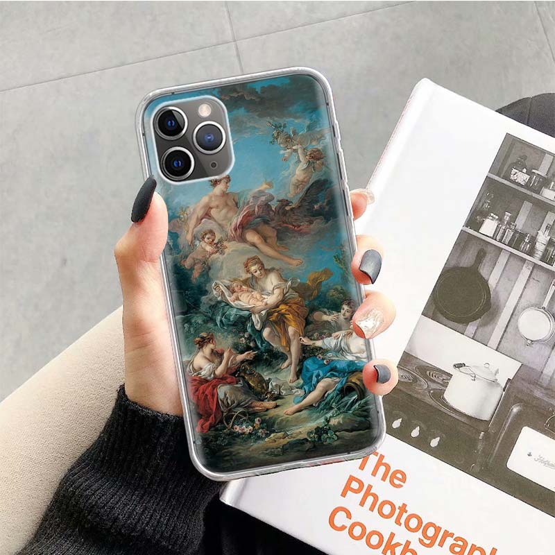 

palace of versailles The Creation of Adam Phone Case For Apple iPhone 17 Air 16 15 Plus 14 + 13 Mini 12 11 Pro Max 7 8 SE 16Max iPhone 13 Pro