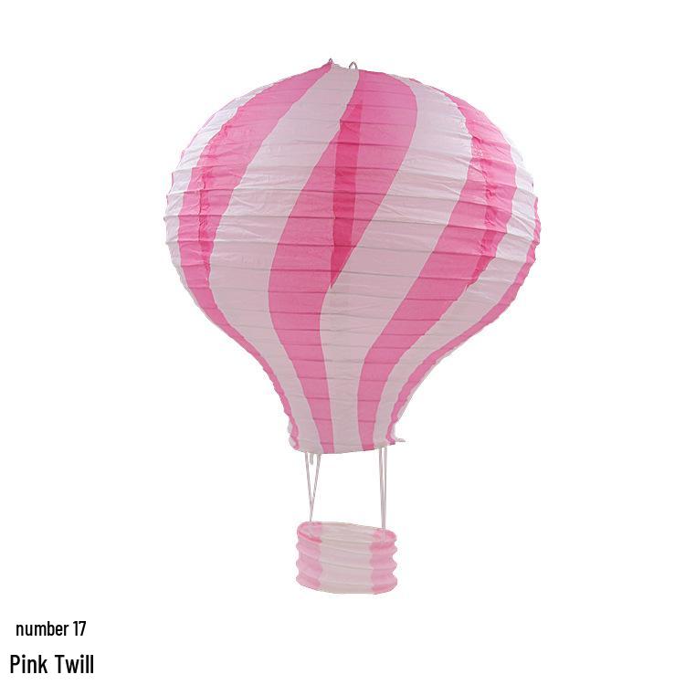 Hand-Folded Rainbow Hot Air Balloon Lantern - Christmas, Birthday, Party, Kindergarten Hanging Decoration