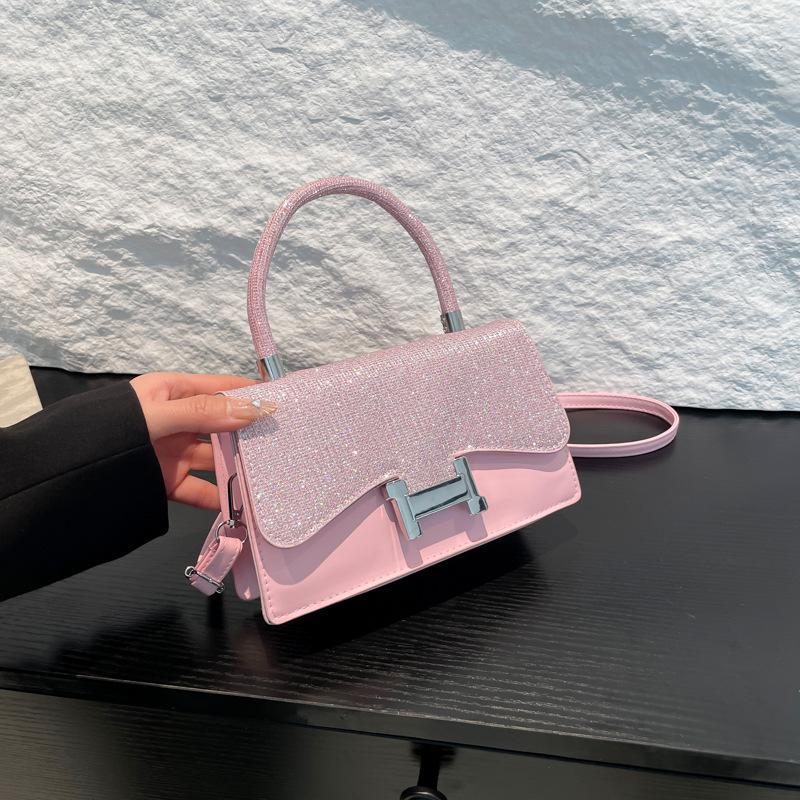 Niche Texture Foreign Style New Versatile Small Square Bag Women's Spring High-end Design Trend Retro Light Luxury Messenger Bag