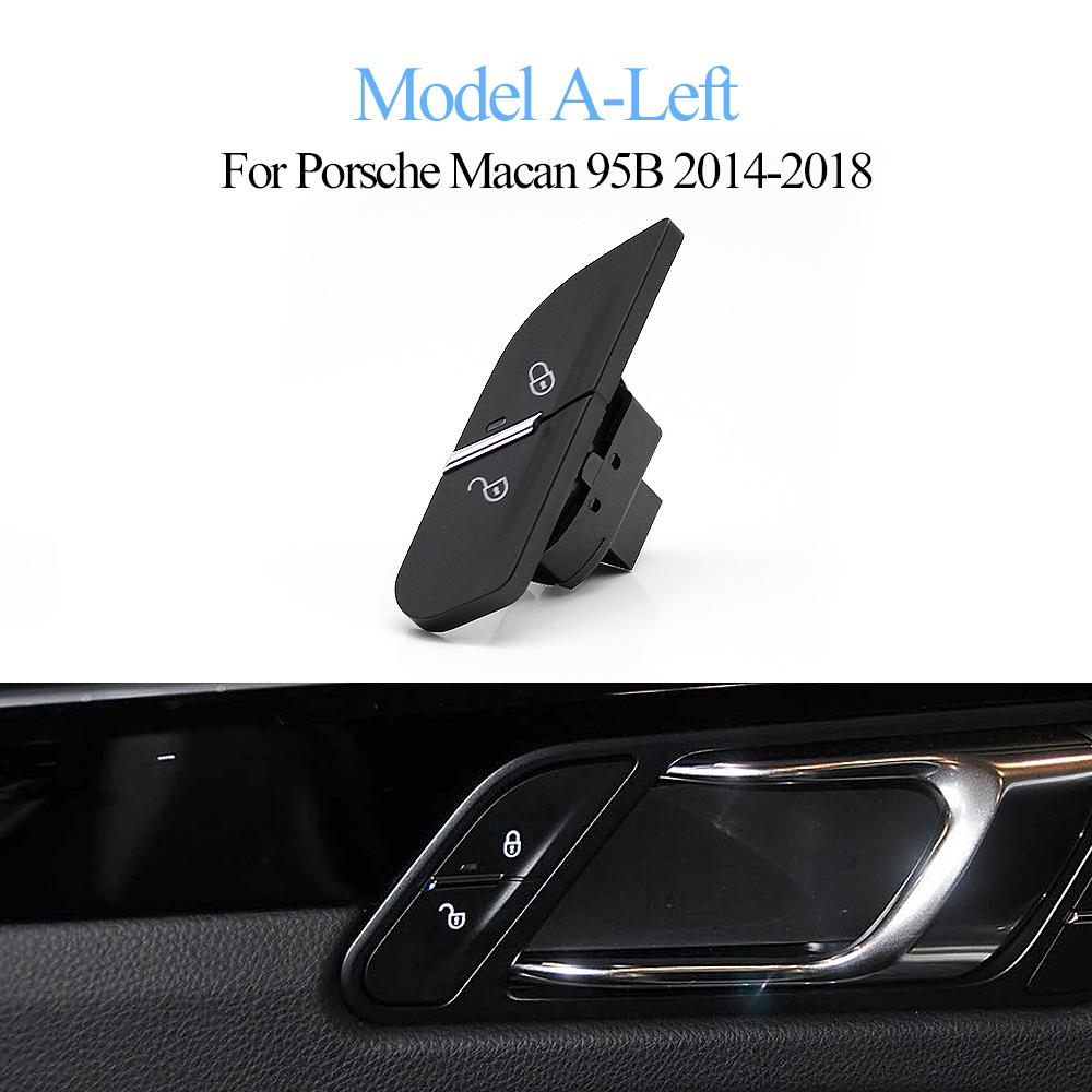 Car Interior Left Right Door Lock Unlock Switch Button Assembly For Porsche Macan 95B 95B-2 2014-2024 95B962125 95B962126B