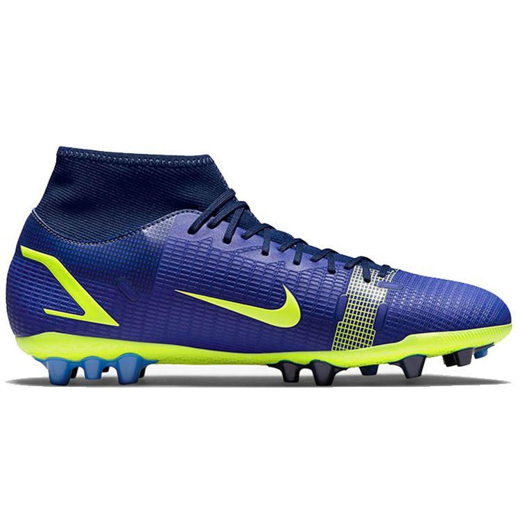 Nike Mercurial Superfly 8 Academy AG Soccer Shoes Men sneaker Blue CV0842-474