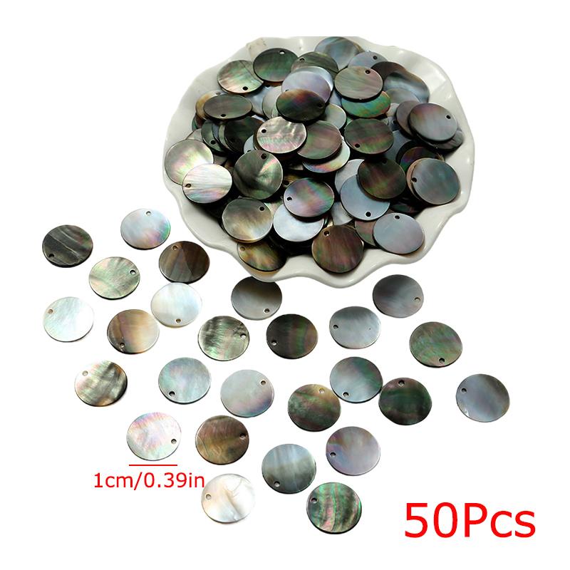 

50 шт./Пакет Материалы Ювелирные Аксессуары Круглая Форма Ожерелье Серьги Разноцветный Браслет Поделки DIY Орнамент 2 Размера 10mm