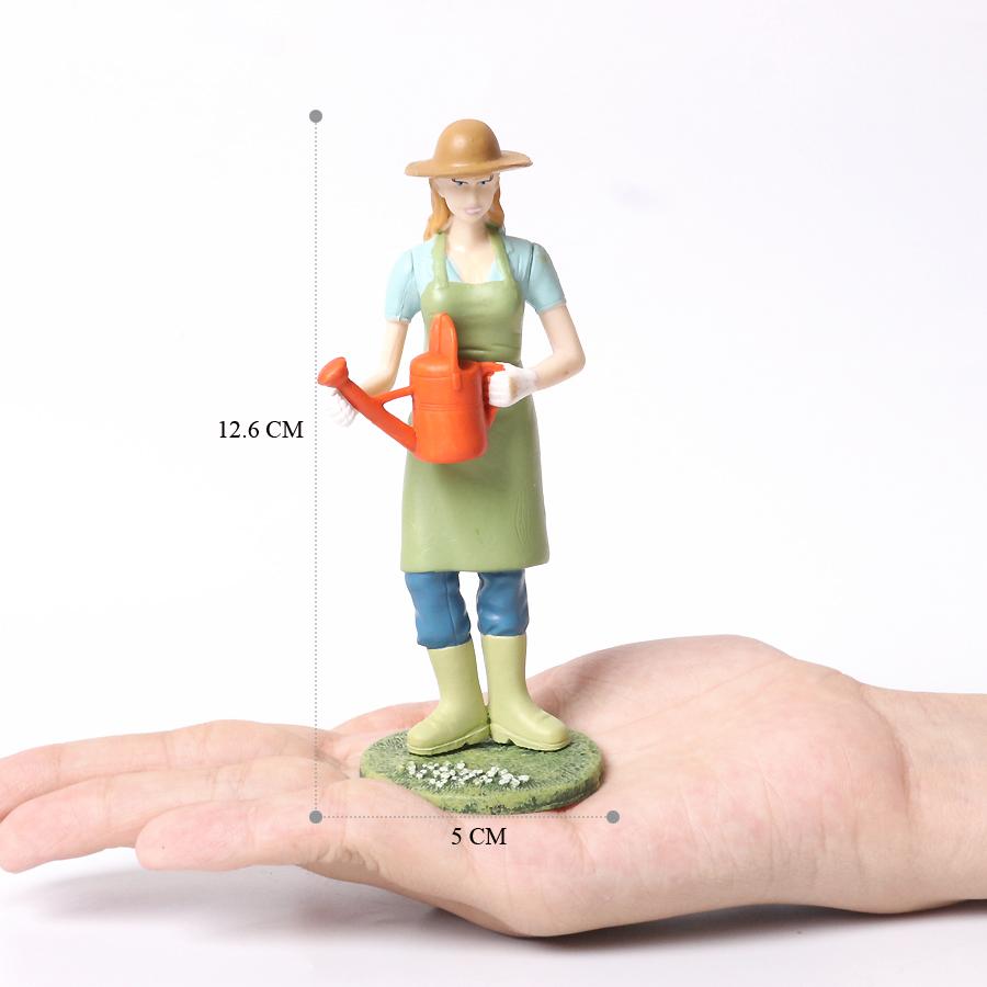 People Miniature Figures Blue collar White collar Firefighter Police Doctor Soldier Fireman Chef Teacher Action Figure Kids toys
