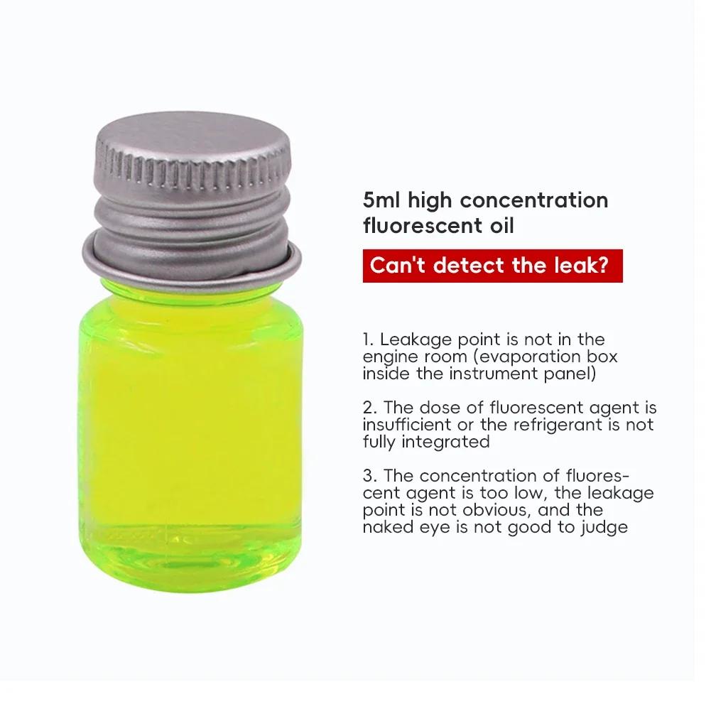 Auto Air Conditioning Repair Tool R134a Refrigerant Gas A/C Leak Test Detector UV Dye Car Repair Fluorescent Leak Detection Tool