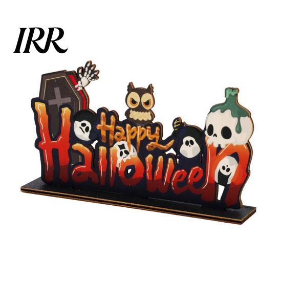 Layered Halloween Wood Crafts Wooden Ornaments for Tabletop Decorations, Stable Base Table Rustic Centerpieces Centerpiece Home Party And Spooky