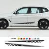 2 Stück Karosserie Seitenstreifen Aufkleber Racing Styling Vinyl Aufkleber Wasserdicht Selbstklebend Auto Dekoration Aufkleber Zubehör