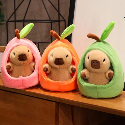 Ovocný domček Plyšová hračka Bábika Kapybara Spiaci vankúš Veľká plyšová hračka Sviatočný darček Kawaii Kreatívna handrová bábika Vankúš