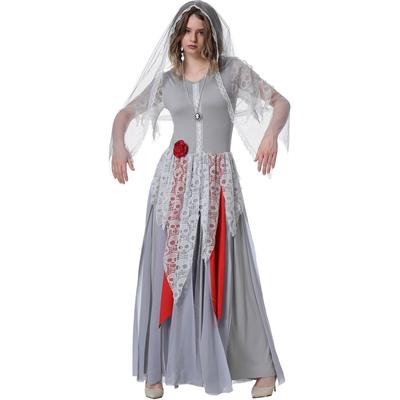 Ghost Bridal Dress, Halloween Party Party Play Cos Hell Vampire Zombie Costume