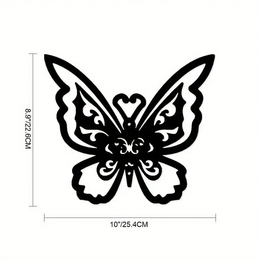 

Elegant Black Gold Metal Wall Art Durable Iron Decor for Home Office Gift різнокольоровий