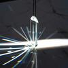 Krystal 120mm AB Farver Prismer Hængende Dråber Vedhæng Solfanger Regnbue Skaber Lang Stribe Gitter Lysekrone Dele DIY Hjemmeindretning