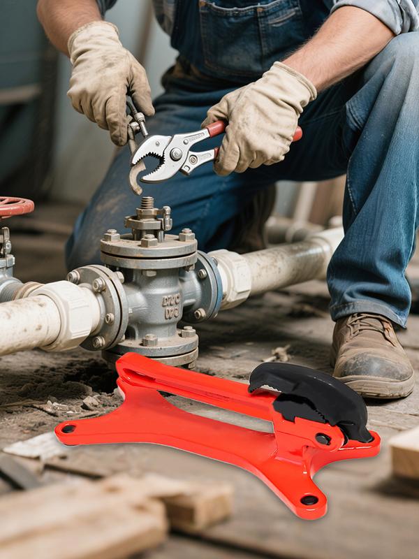 Manuel Pipe Clamps Pipeline Support Solid Base Spring LoadedJawsMultifunctional Tool Gear Portable Aluminum Tube Vice