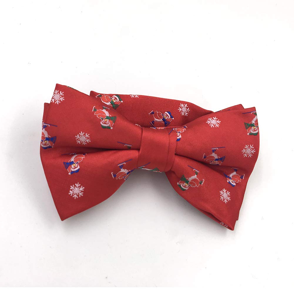 [TieUrTie] Christmas Gift Bow Tie for Men - Perfect for Weddings, Holidays, and Christmas