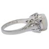 Ring Pt900Platinum/opal/diamond #5.8(US Size) 6.5g Women Used