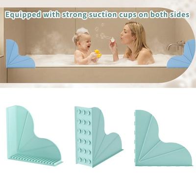 Suction Cup Shower Waterproof Barrier Washbasin Water Baffle  Bathroom Bathtub Washbasin
