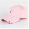 Baseball Cap Hat Metal Ring Chain Spring Summer Autumn Punk Hip Hop Rock Adjustable Unisex Men Women Outdoor Casual Cotton