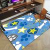 1PC Paw prints Star Non-Slip Floor Carpet Compatible for Office&Living Room&Bedroom&Dining room - Flat-Weave Machine-O345