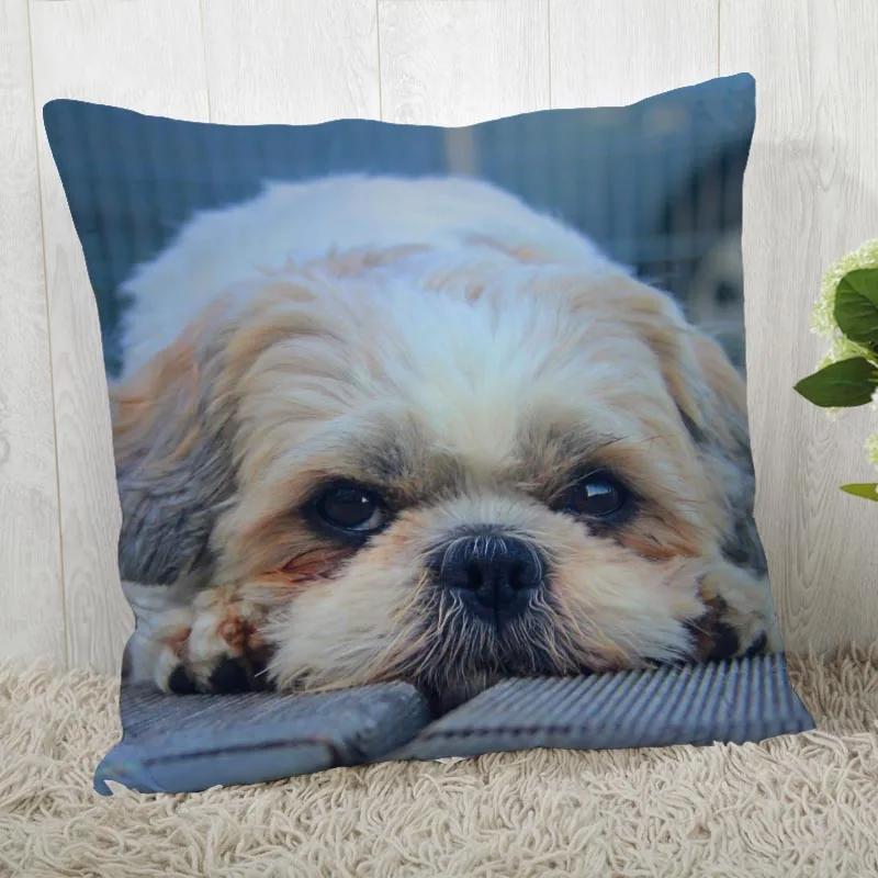 Fodera per cuscino per cane Shih Tzu Personalizza federa Moderna casa decorativa federa per soggiorno