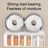 Seasoning Box Moisture Sealed Freshness Locked Container Wall Mounted Partitioned Storage Spice Jar for Kitchen