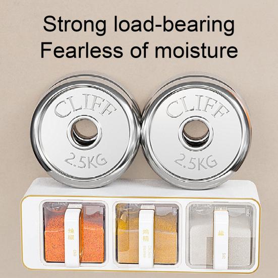 Seasoning Box Moisture Sealed Freshness Locked Container Wall Mounted Partitioned Storage Spice Jar for Kitchen