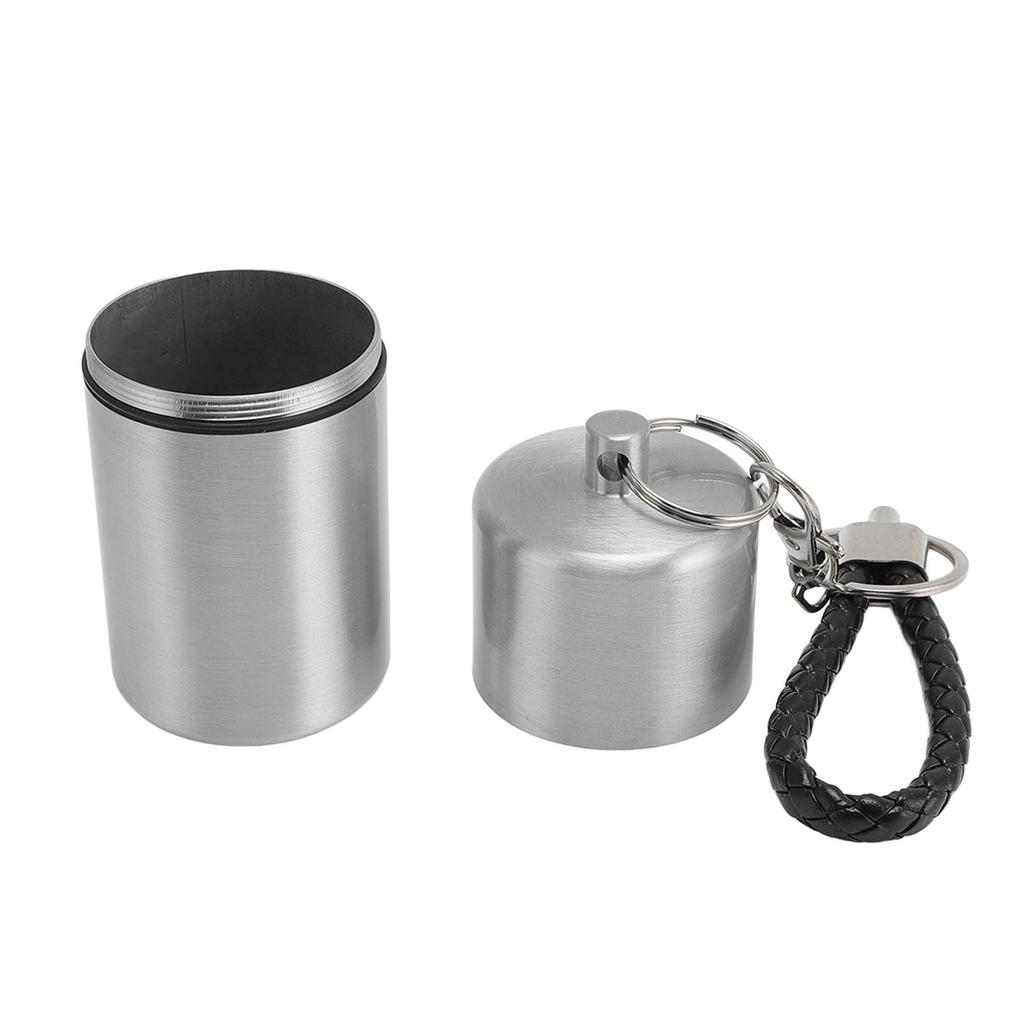 Metal Storage Bottle Water Proof Multifunctional Aluminum Storage Container for Outdoor Camping Tarvel