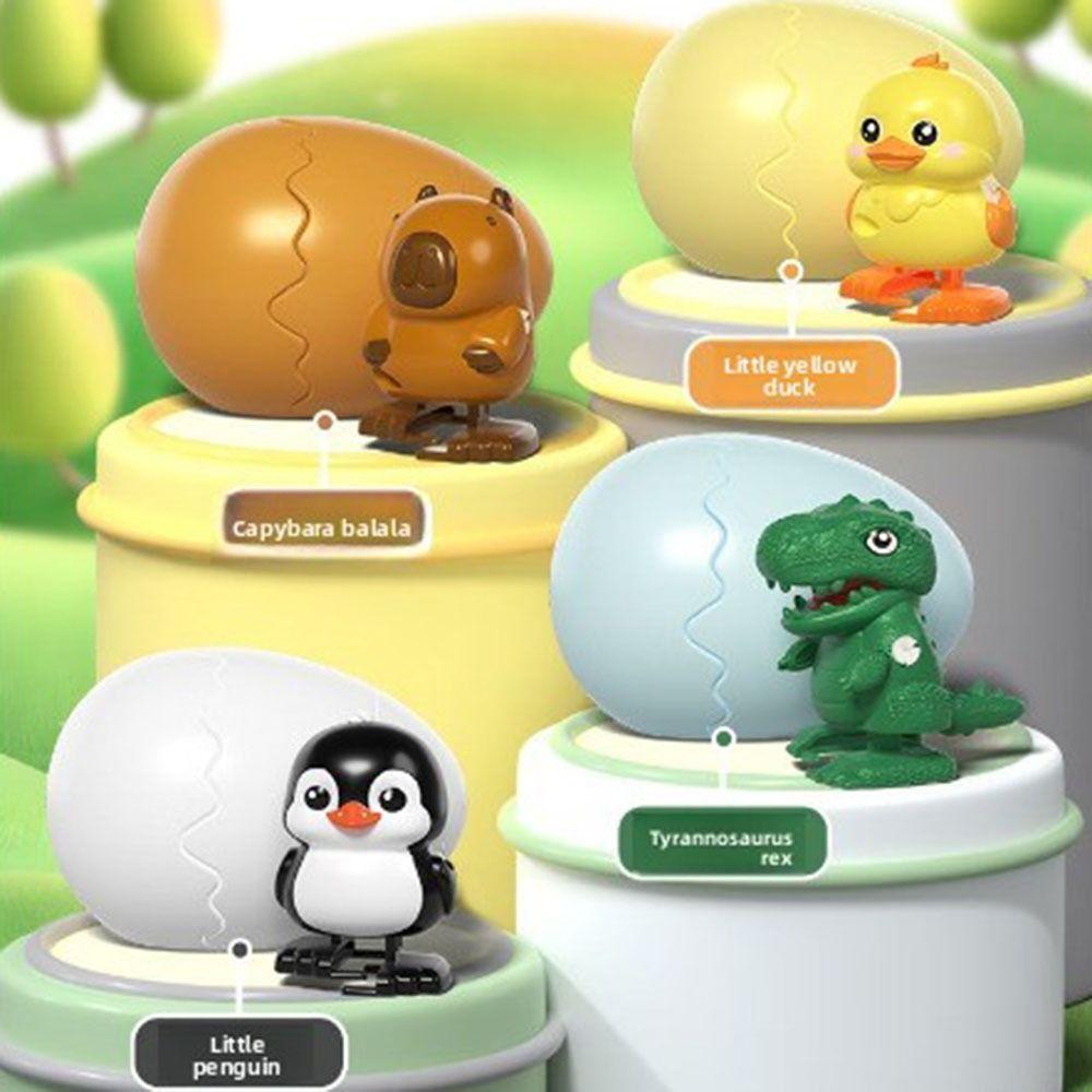 Creative Wind-up Toys Cartoon Bouncing Egg Creative Gift Bouncing Egg Toys  Birthday Gifts