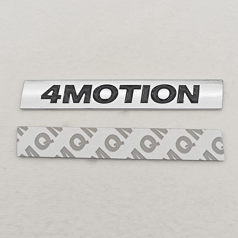 3D Metal Car Styling Logo 4 MOTION Fender Side Badge Rear Trunk Emblem Sticker For VW Tiguan Arteon Golf Polo Jetta Accessories IF2