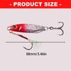 5Pcs Sinking Fishing Baits Cast Jigging Spoon Lures High Reflective Baits Casting Jigs Saltwater Fishing Accessories