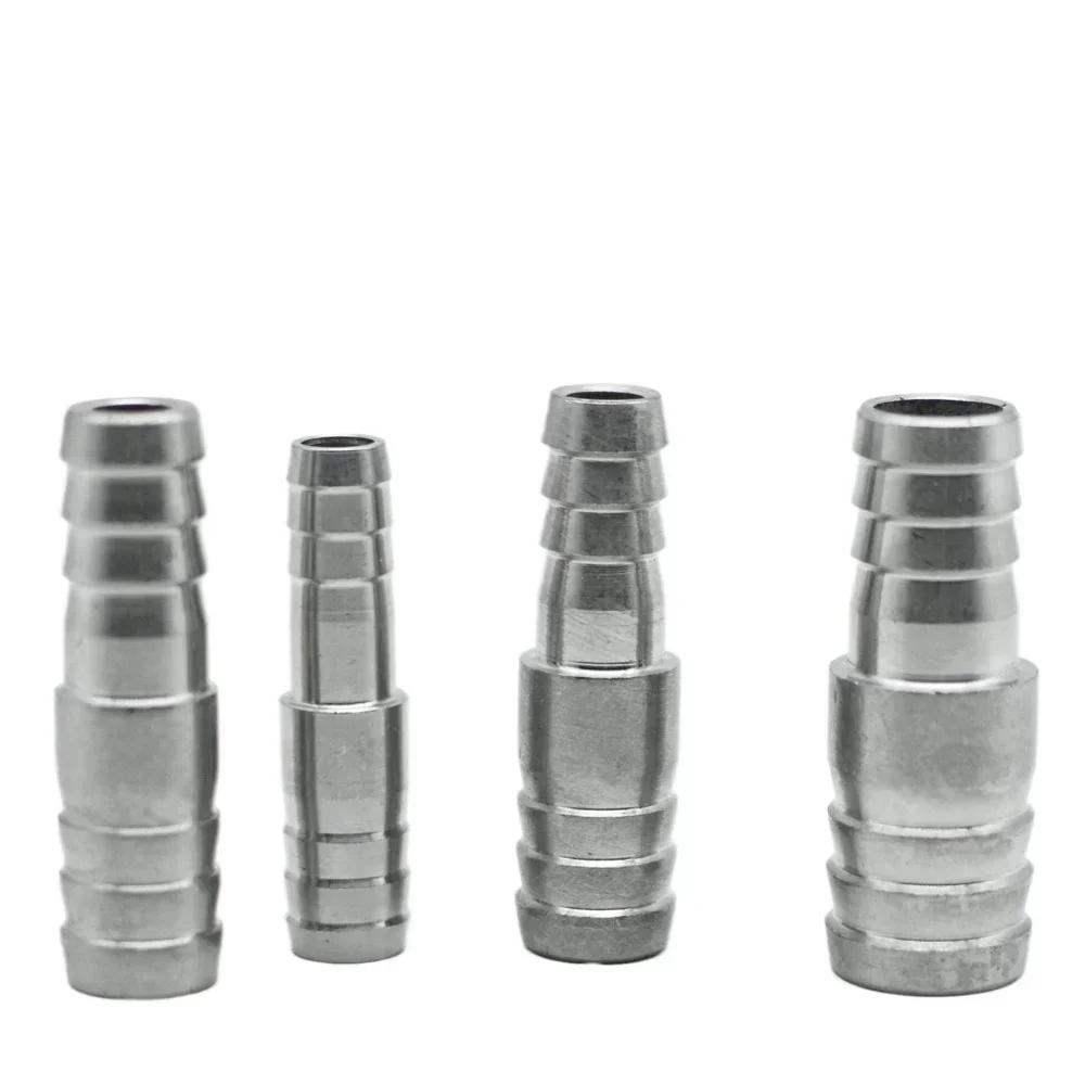 6 8 10 12 13 14 15 16 18 19 20-60 Mm Hose Barbed Reducing Straight Connector Pipe Fitting 304 Stainless Steel Water Air Fuel Oil